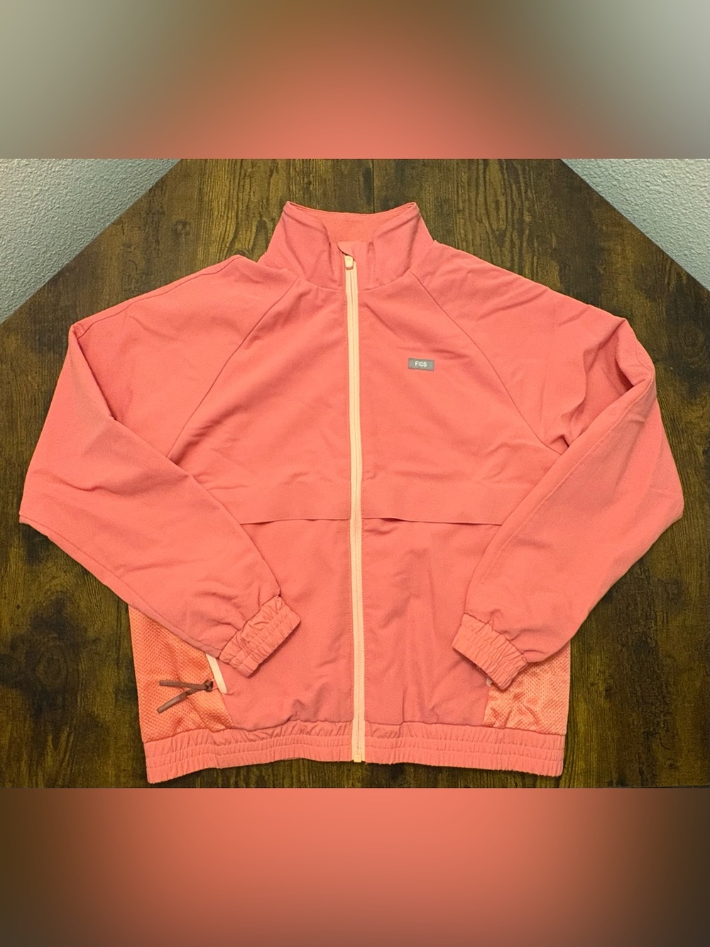 Figs Desert Rose Sydney Scrub Jacket